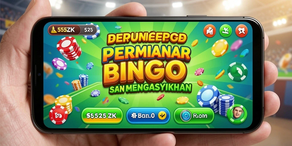 Screenshot utama 555ZK menampilkan keseruan permainan Bingo.