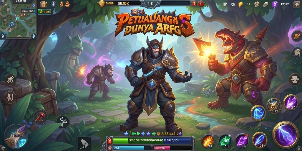 Tampilan seru dan mendebarkan dari gameplay 888IDR.