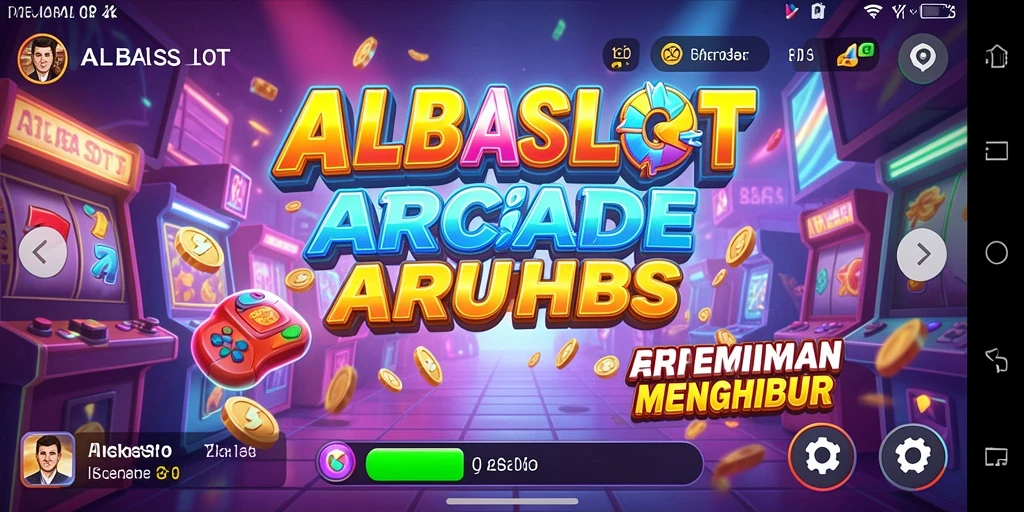 Tampilan gameplay seru ALBASLOT dengan berbagai tantangan