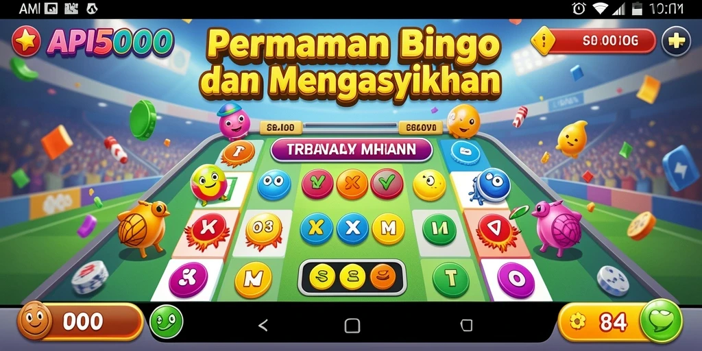 Tampilan gameplay menarik dari API5000 dengan suasana Bingo yang menyenangkan.