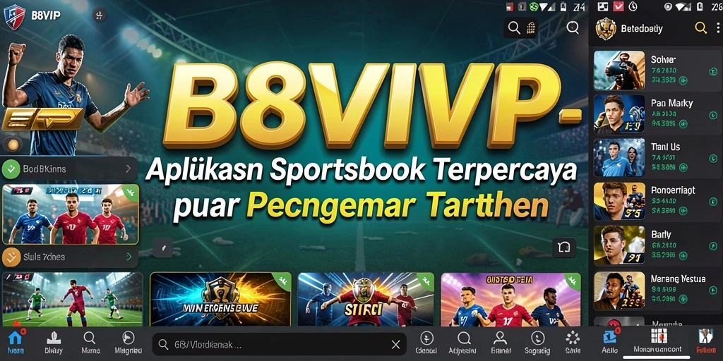 Tampilan utama B8VIP menunjukkan antarmuka taruhan yang intuitif.