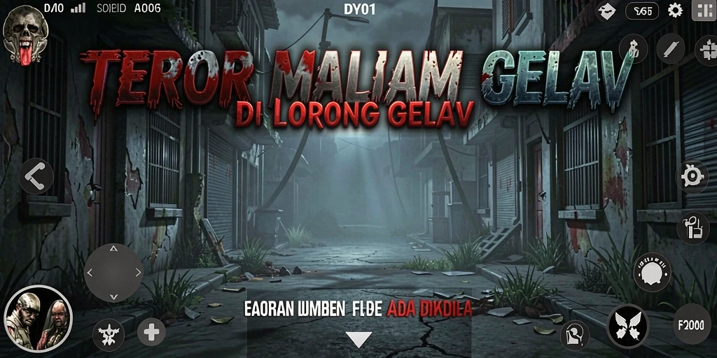Gameplay seram di DY01 dengan atmosfer mencekam.