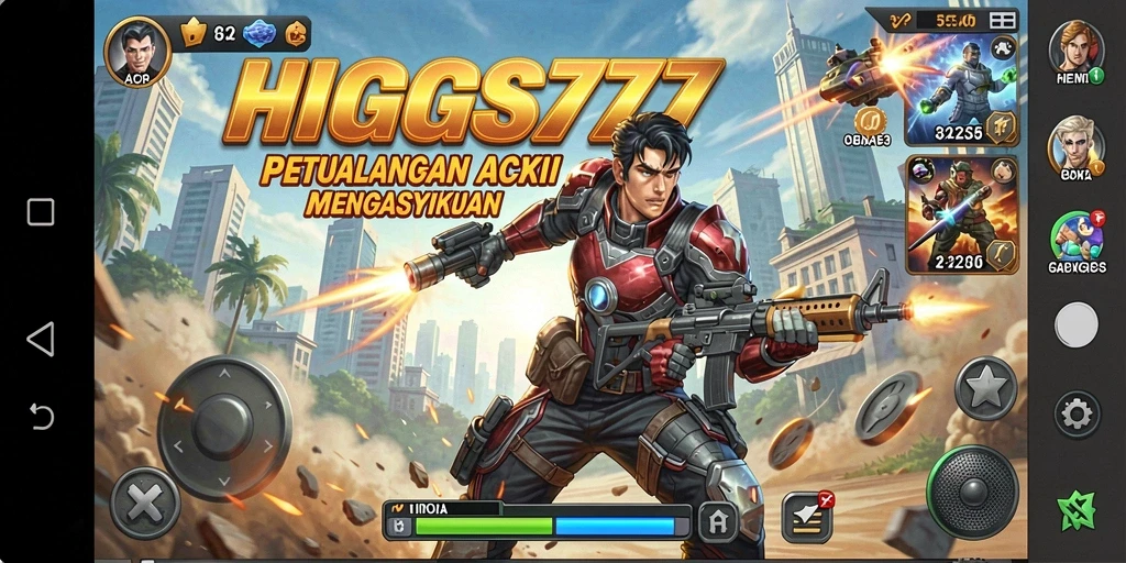 Tampilan seru dari gameplay HIGGS777 yang penuh aksi.