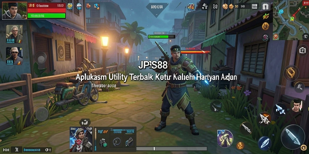 Gambaran antarmuka JPS88 dengan fitur-fitur Utility yang menarik.