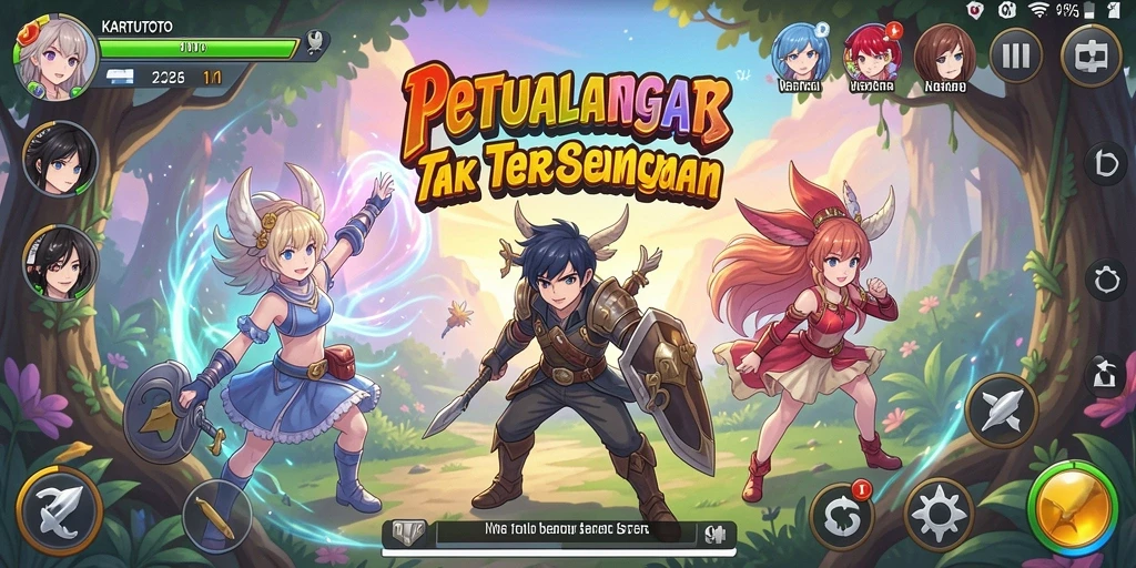 Tampilan gameplay KARTUTOTO yang mengasyikkan dan penuh warna.