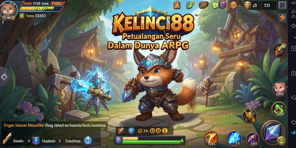 Tampilan aksi dari gameplay KELINCI88 yang menegangkan.