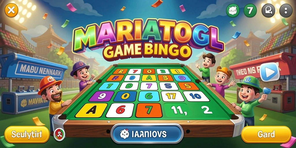 Screenshot gameplay seru MARIATOGL yang menunjukkan aksi Bingo.