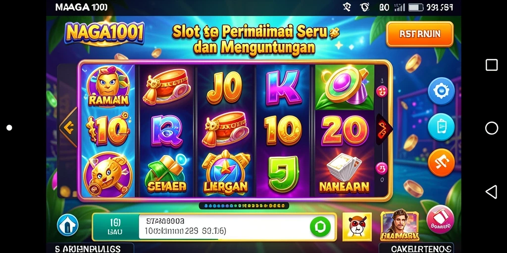 Tampilan gameplay NAGA1001 yang menarik dan penuh warna.