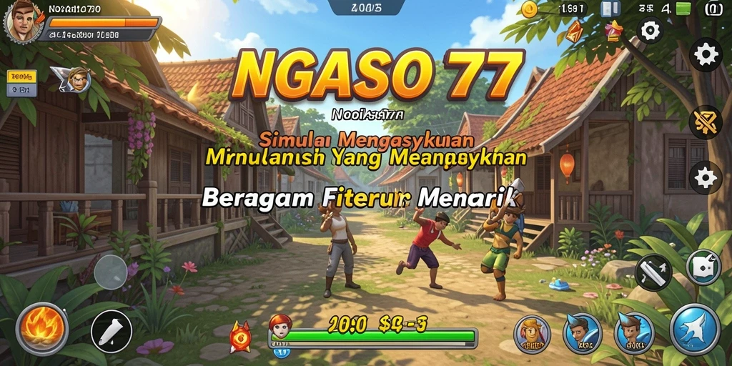 Tampilan gameplay NGASO77 yang menghibur dan interaktif.