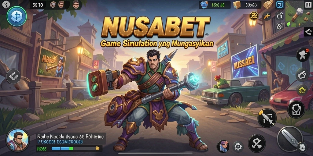 Tangkapan layar gameplay NUSABET yang menarik dan realistis.