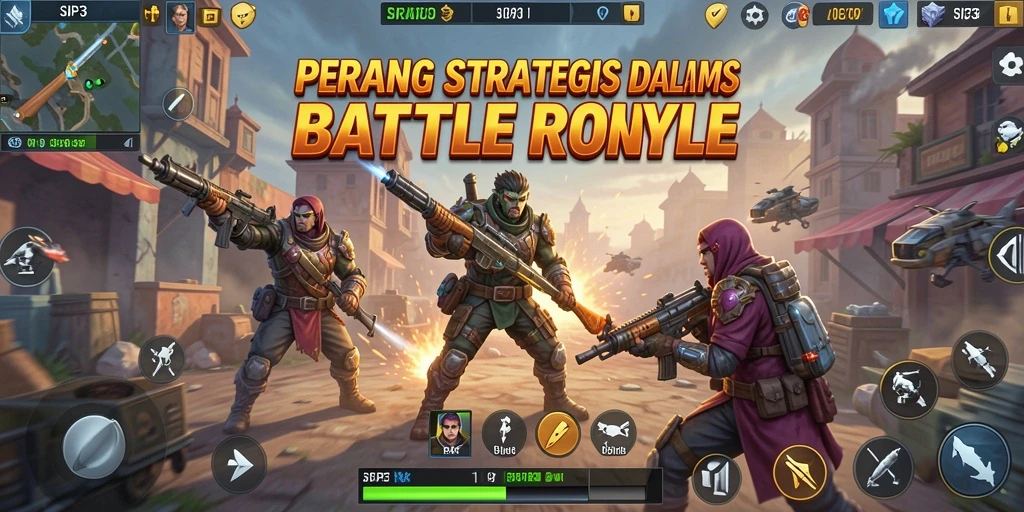 Gameplay seru dan mendebarkan di SIP33 Battle Royale.