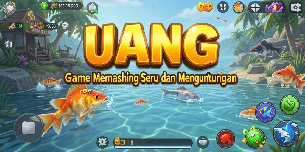 Gameplay seru memancing di lautan yang mendebarkan.