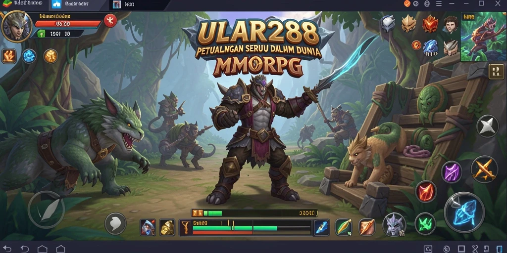 Tangkapan layar gameplay ULAR288 menampilkan petualangan epik dalam dunia MMORPG.